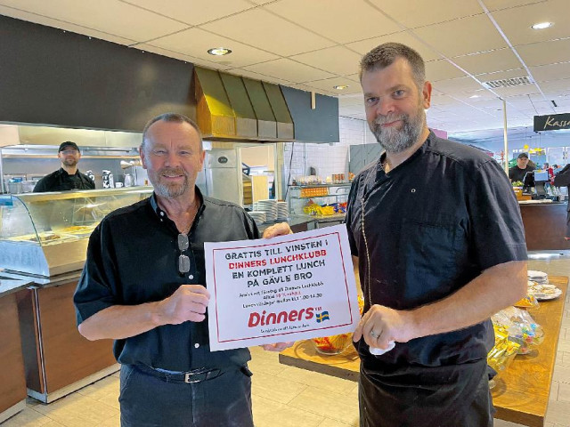 Restaurangchef Sture Toresson och köksmästare Johan Näsman berättar om det nya lunchklubben.