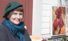 Inne på en gård på Smedjegatan höll konstnären Pär Kocks elever till, bland andra Ami Widahl.Foto: Per-Erik Jäderberg