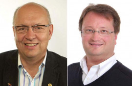 Ulf Berg och Lars Beckman, riksdagsledamöter (m)