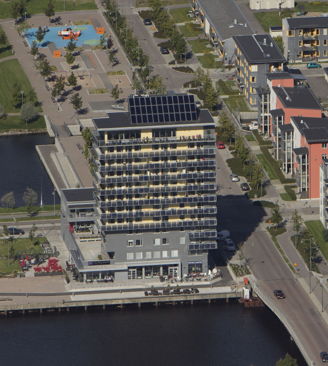 Kv Fullriggaren på Gävle Strand. Foto P-E Jäderberg