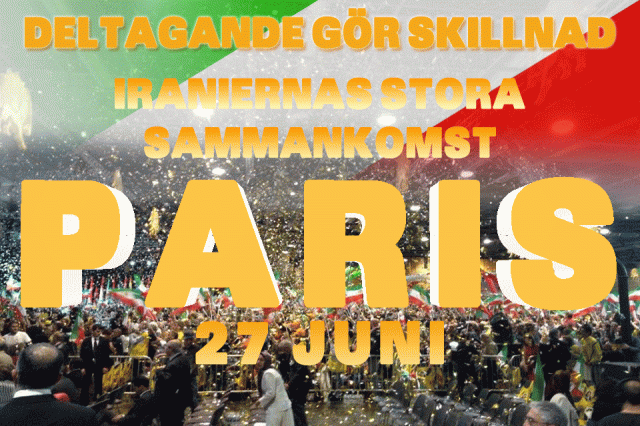 Iraniernas största sammankomst i Paris